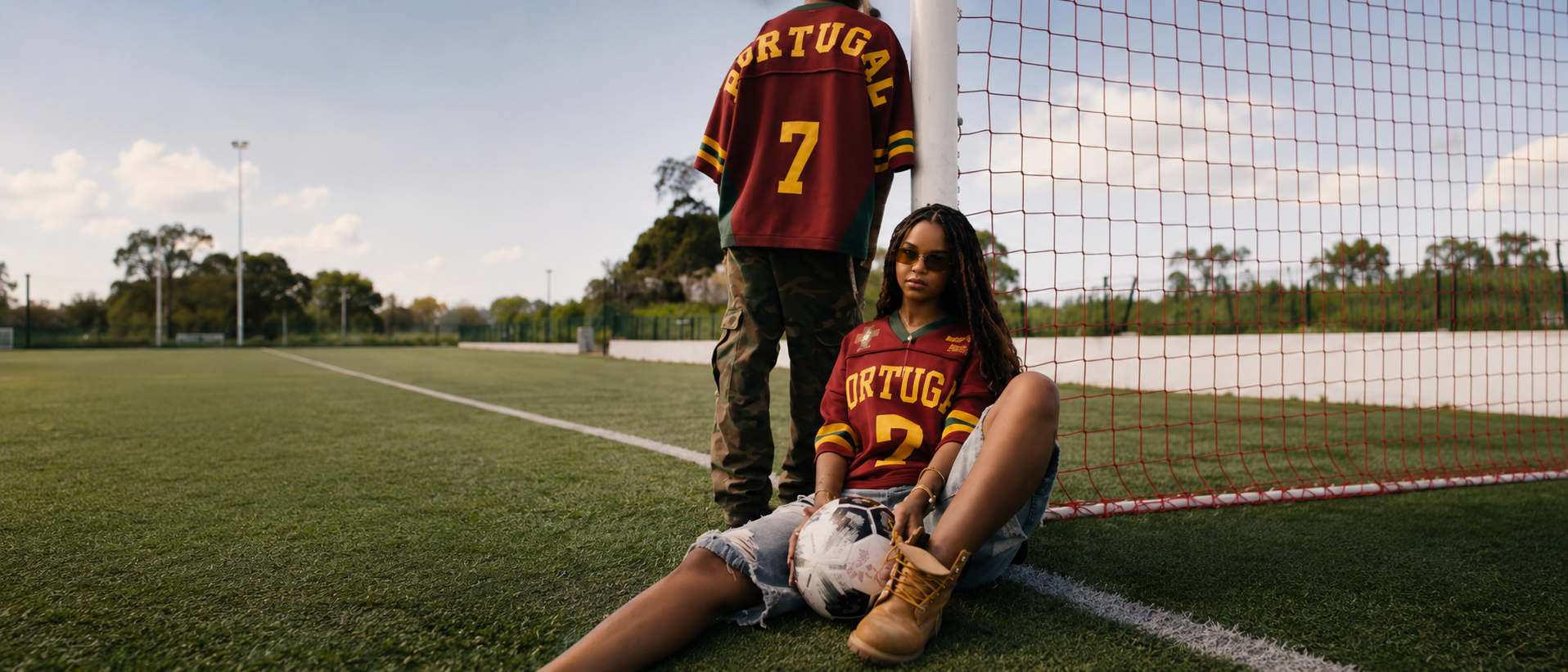 Sports apparel banner